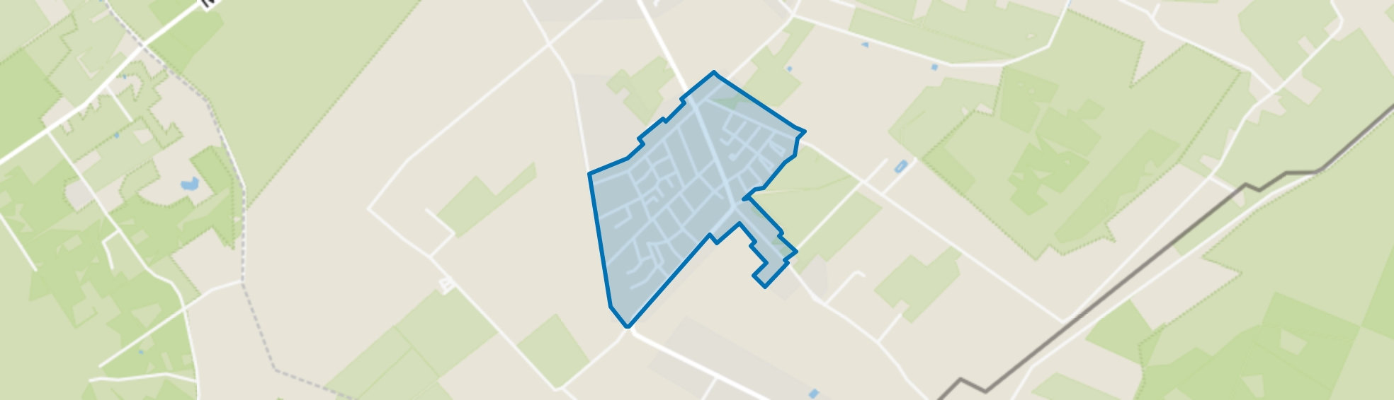 Breedeweg, Groesbeek map