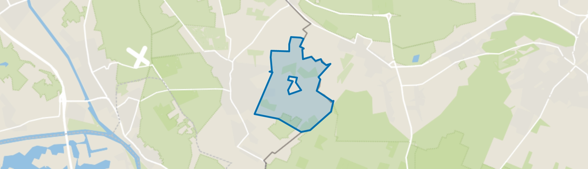 Buitengebied De Horst, Groesbeek map