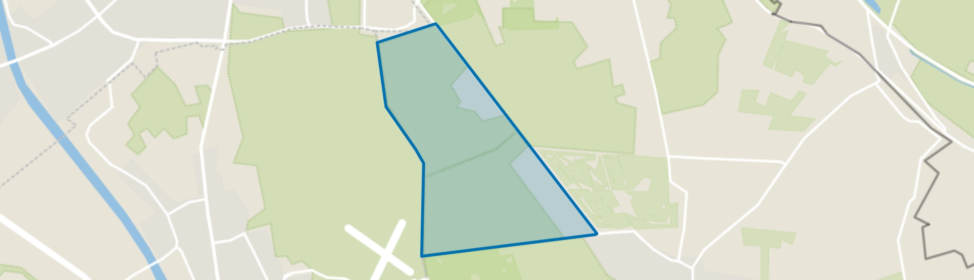 Buitengebied Groesbeek-Noord-West, Groesbeek map