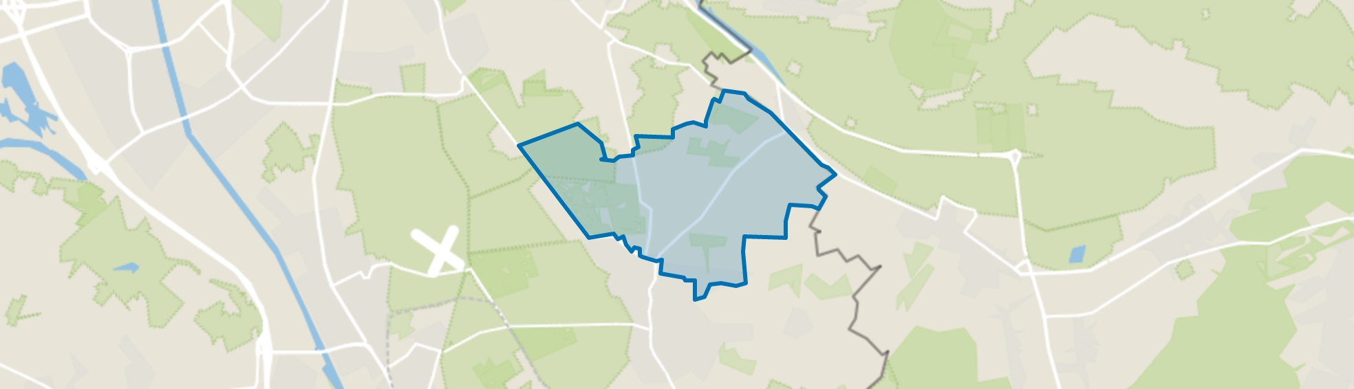 Buitengebied Groesbeek-Noord, Groesbeek map