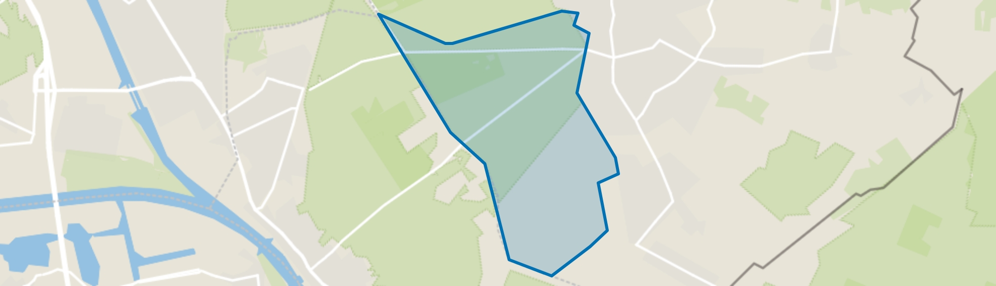 Buitengebied Groesbeek-Zuid-West, Groesbeek map