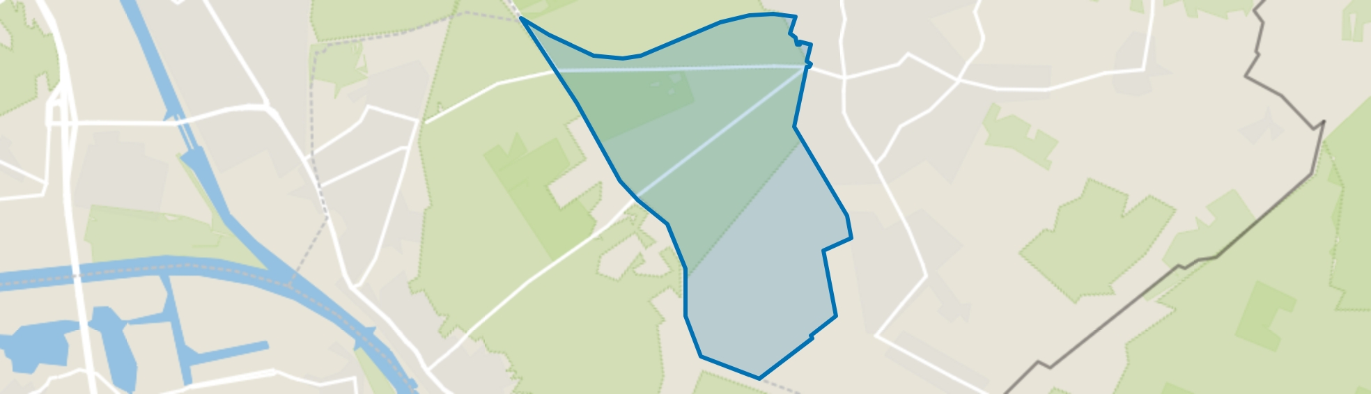 Buitengebied Groesbeek-Zuid-West, Groesbeek map