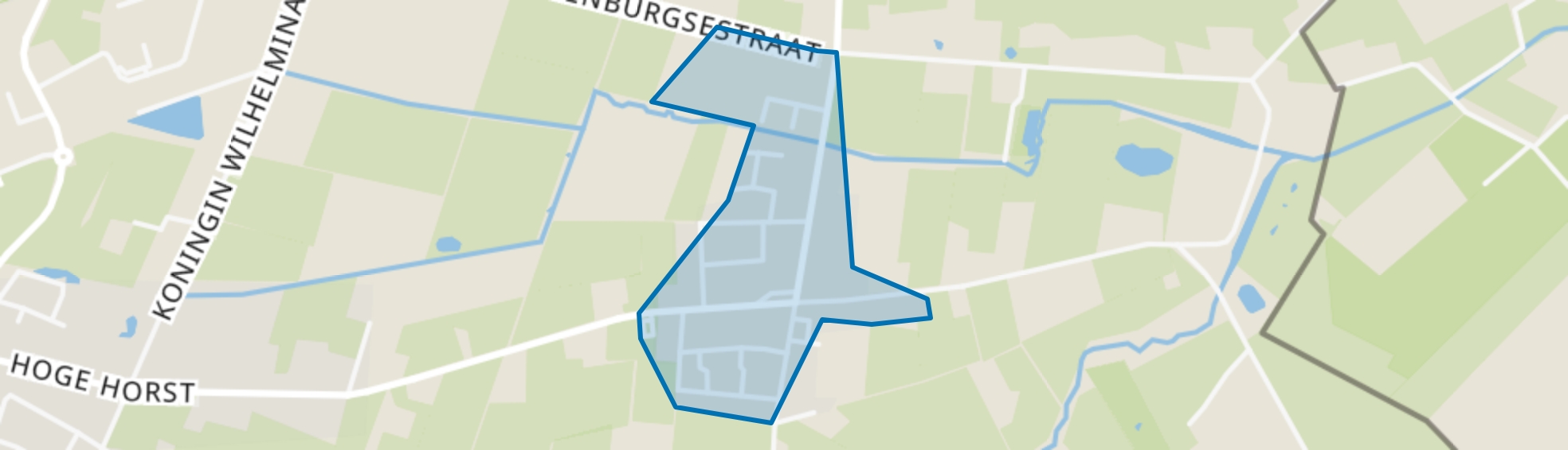De Horst, Groesbeek map
