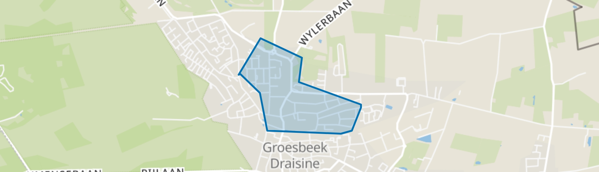 Groesbeek Centrum-Noord, Groesbeek map