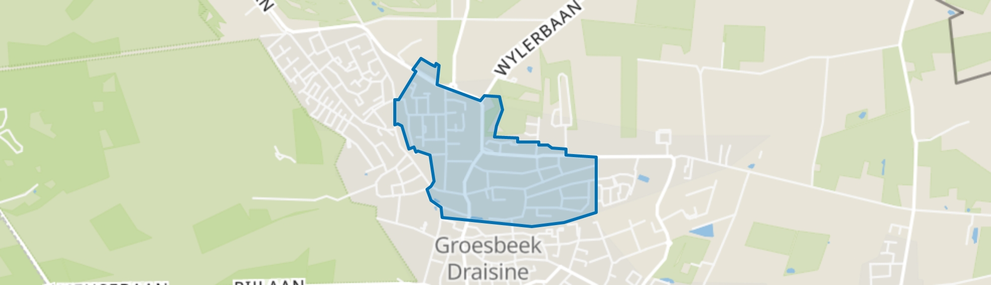 Groesbeek Centrum-Noord, Groesbeek map