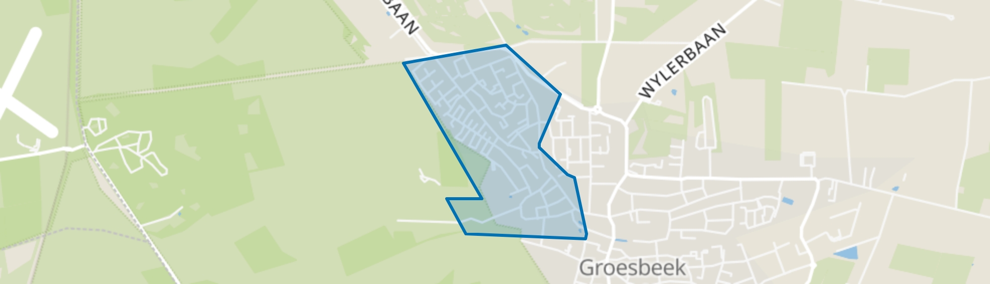 Groesbeek Stekkenberg, Groesbeek map