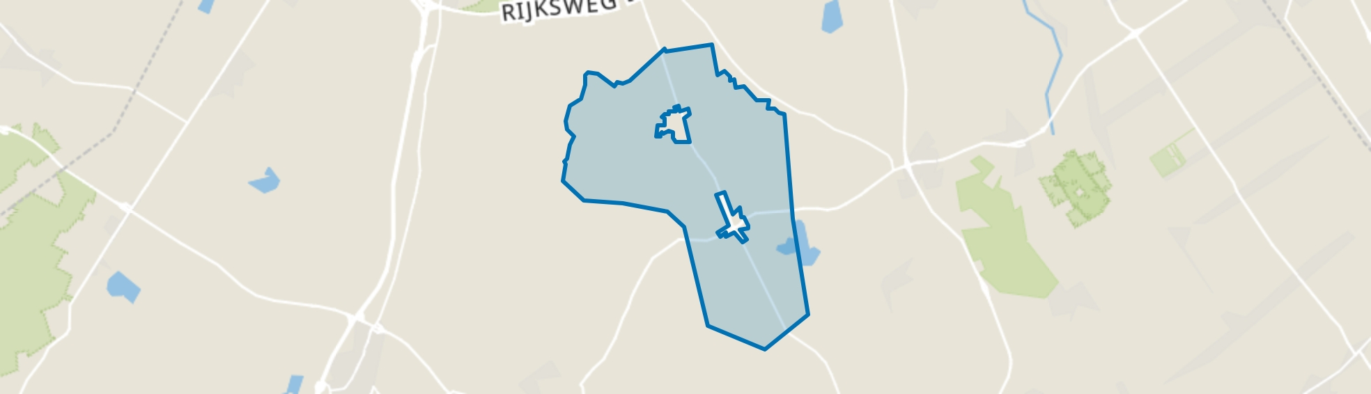 Verspreide huizen Grolloo, Grolloo map