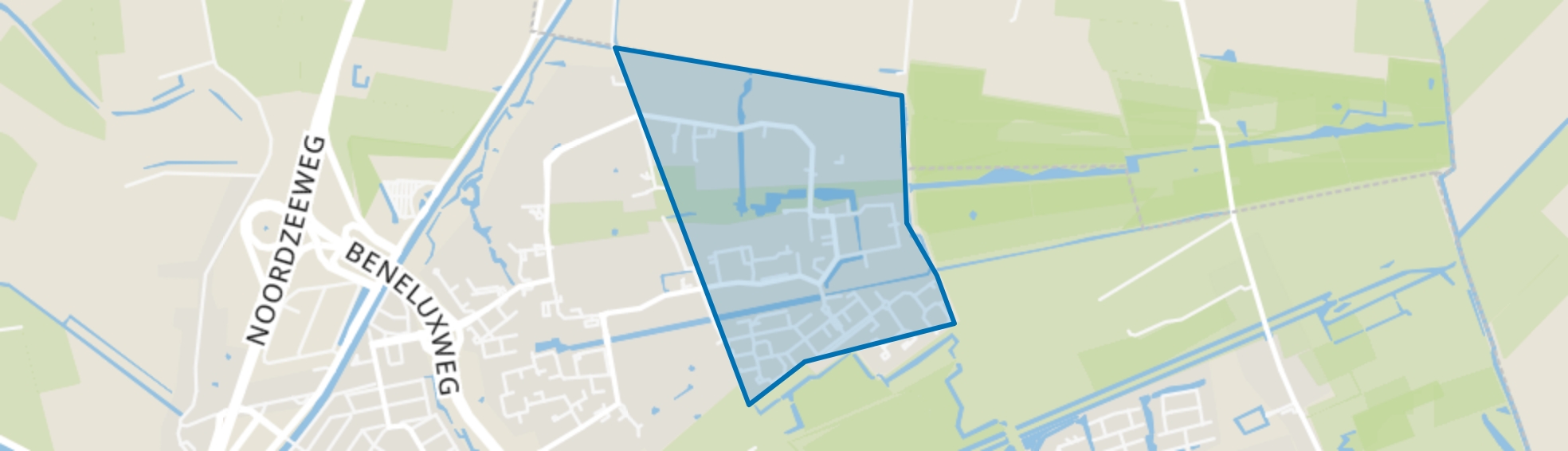 Beijum-Oost, Groningen map