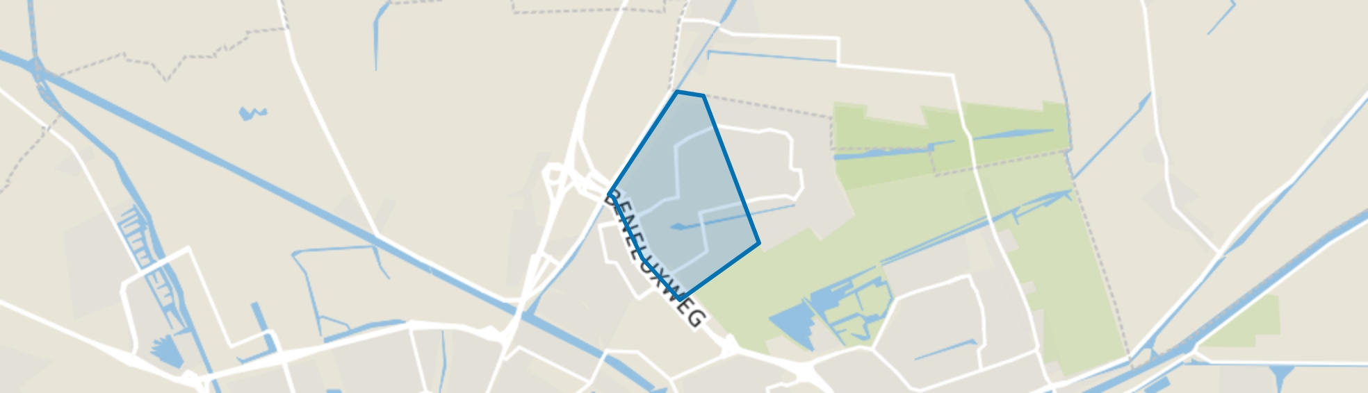 Beijum-West, Groningen map