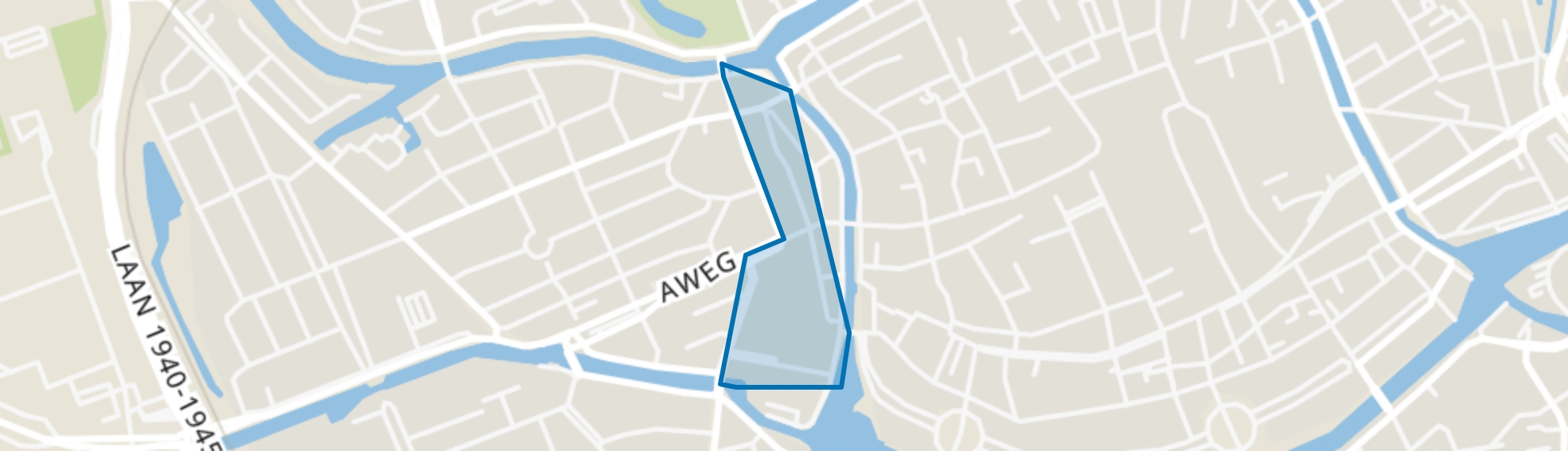 Binnenstad-West, Groningen map