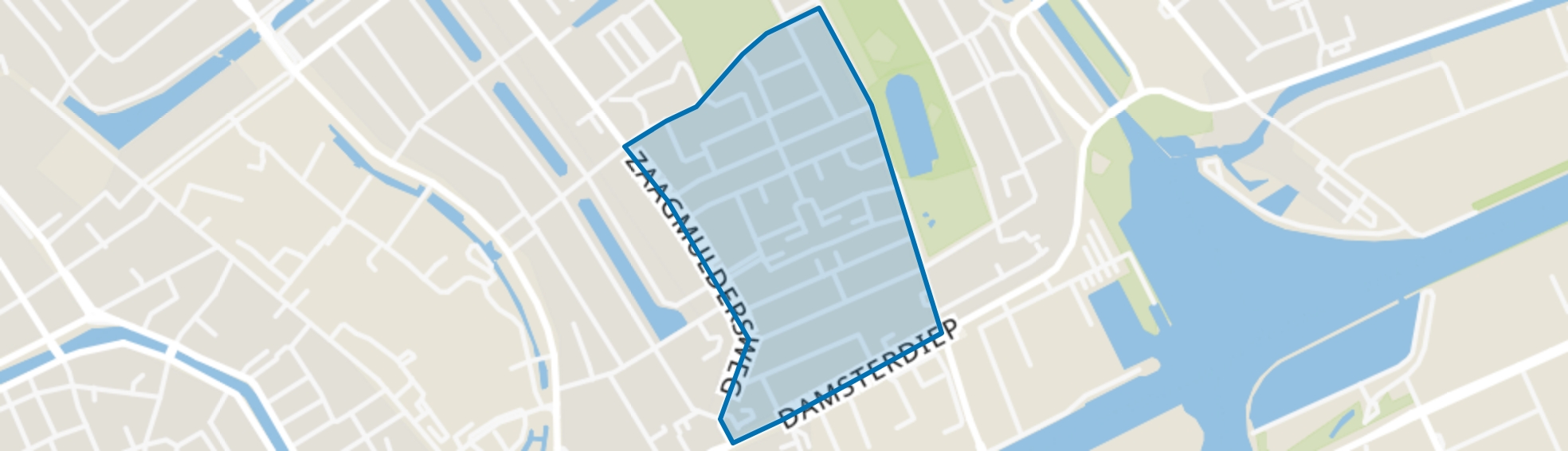 Bloemenbuurt, Groningen map