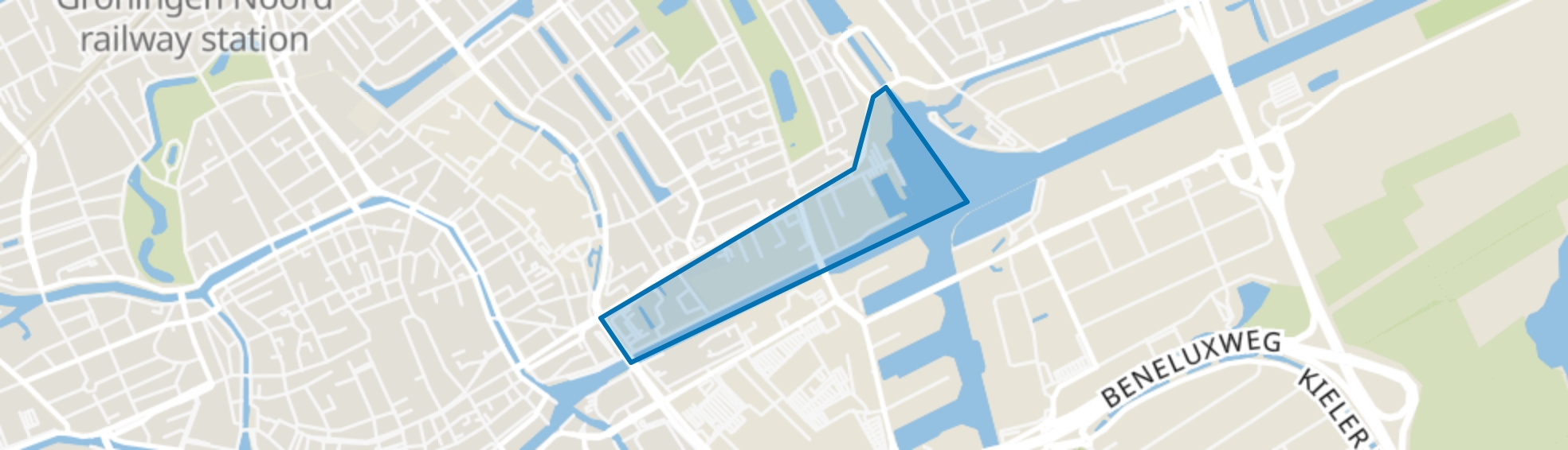 Damsterbuurt, Groningen map
