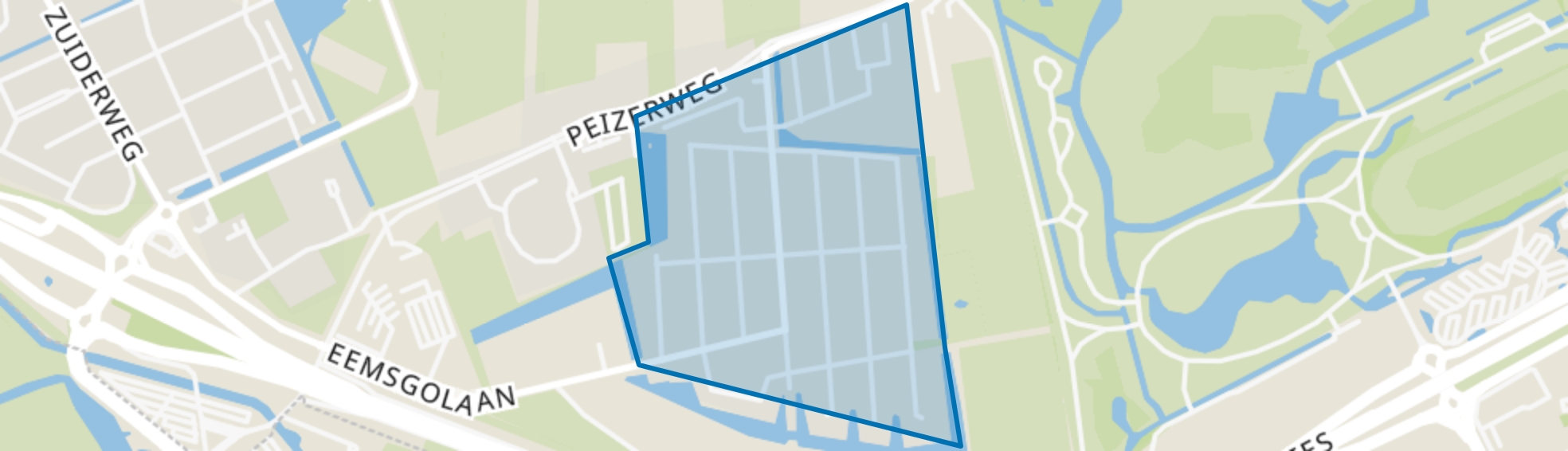 De Buitenhof, Groningen map
