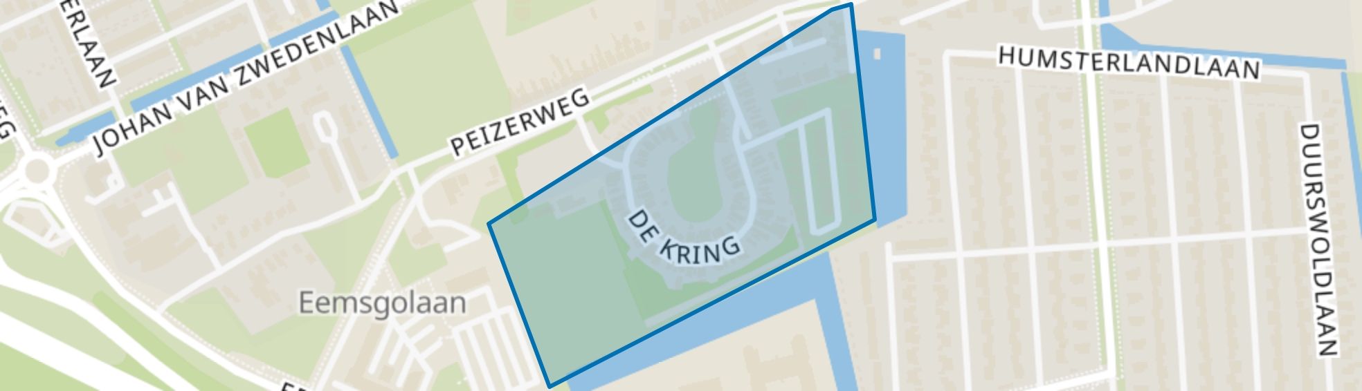 De Kring, Groningen map