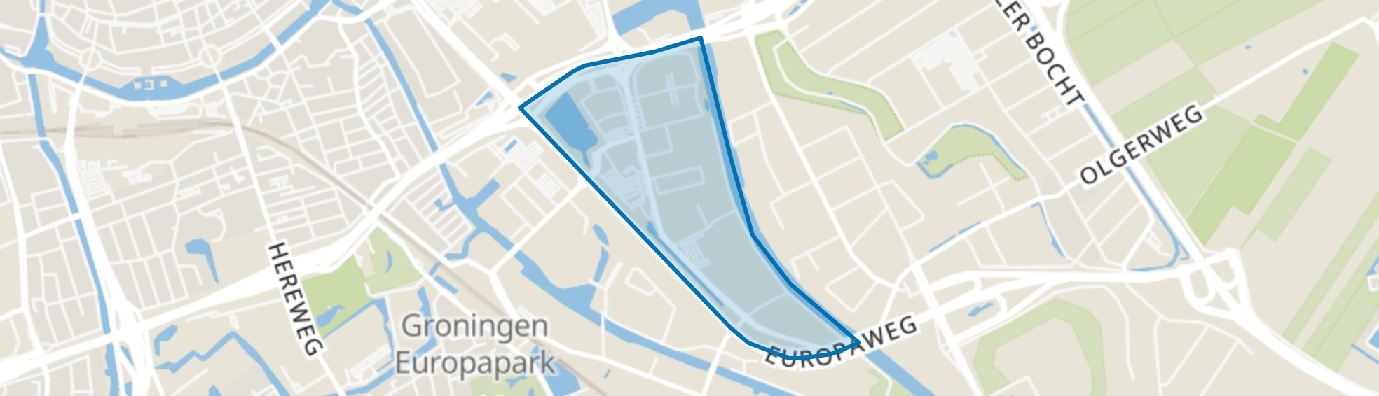 Eemskanaal-Zuid, Groningen map