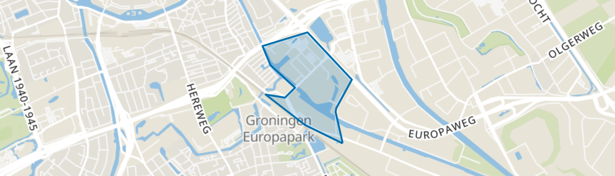 Europapark, Groningen map