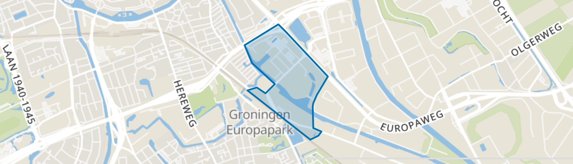 Europapark, Groningen map