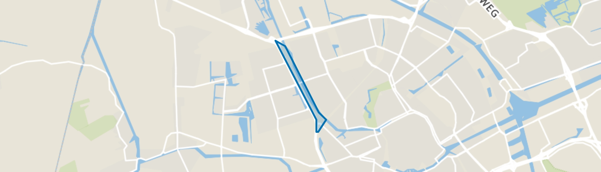 Friesestraatweg, Groningen map