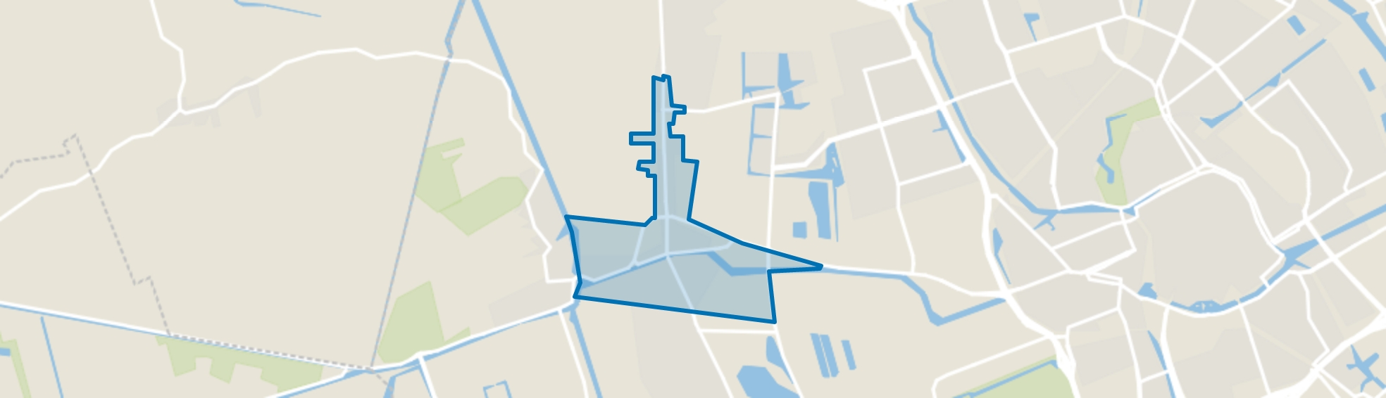 Hoogkerk Dorp, Groningen map