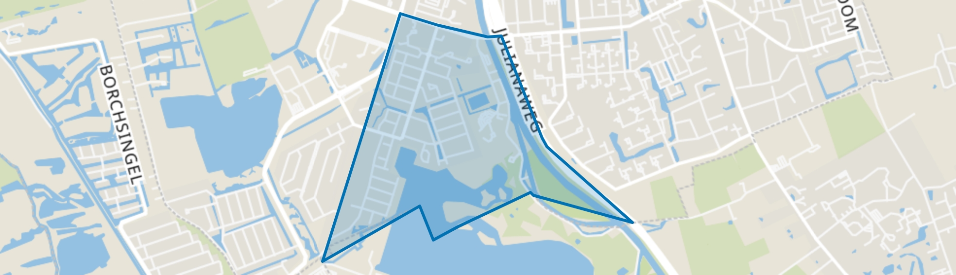 Hoornse Meer, Groningen map