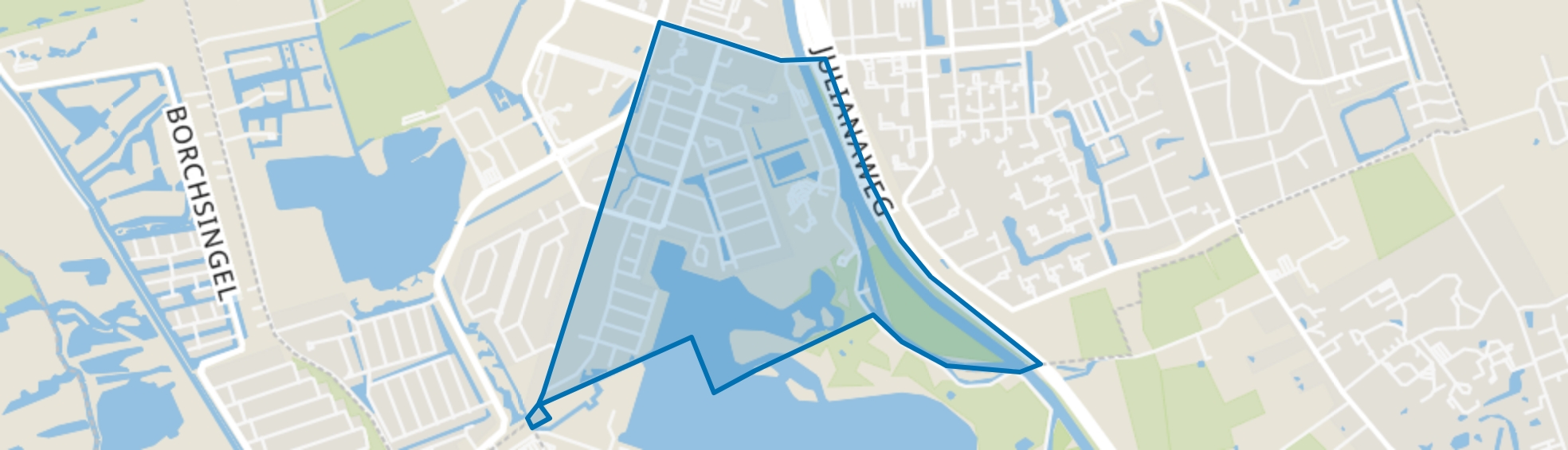 Hoornse Meer, Groningen map