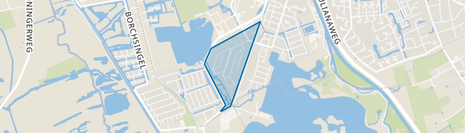 Hoornse Park, Groningen map