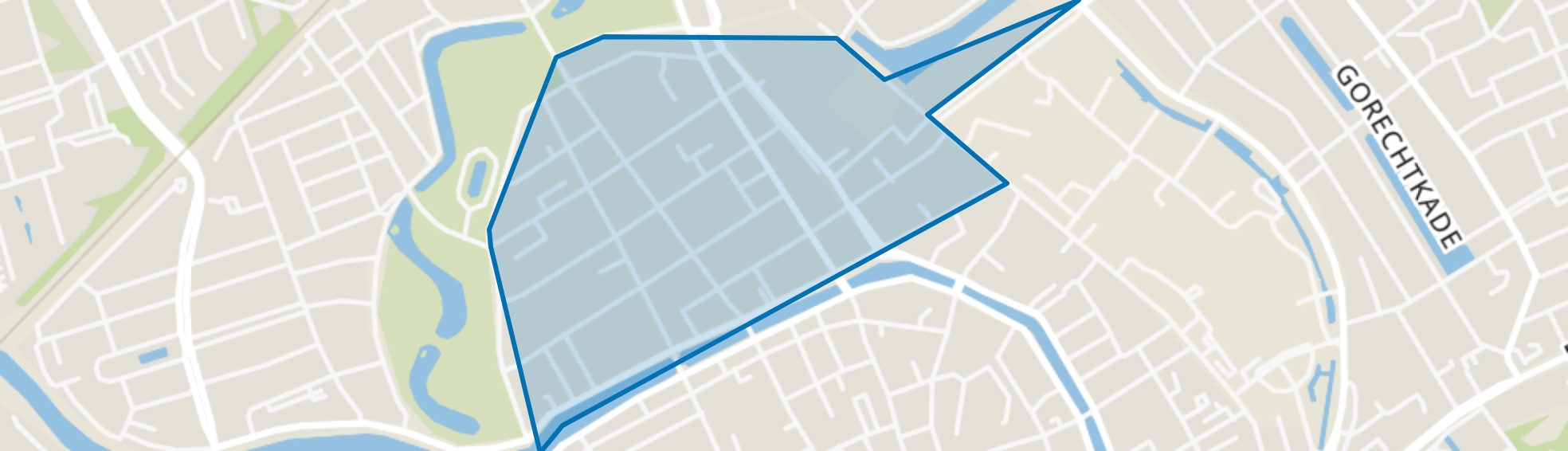 Hortusbuurt-Ebbingekwartier, Groningen map