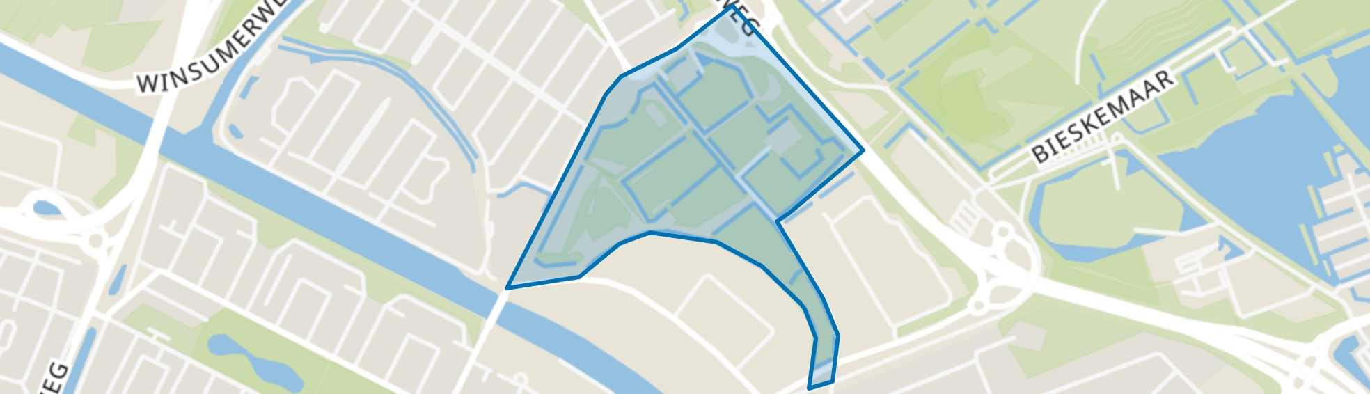Hunzeboord, Groningen map