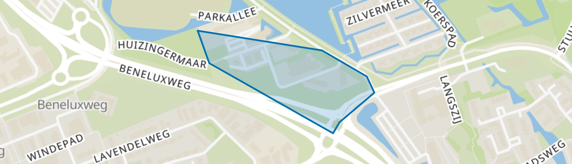 Hunzepark, Groningen map