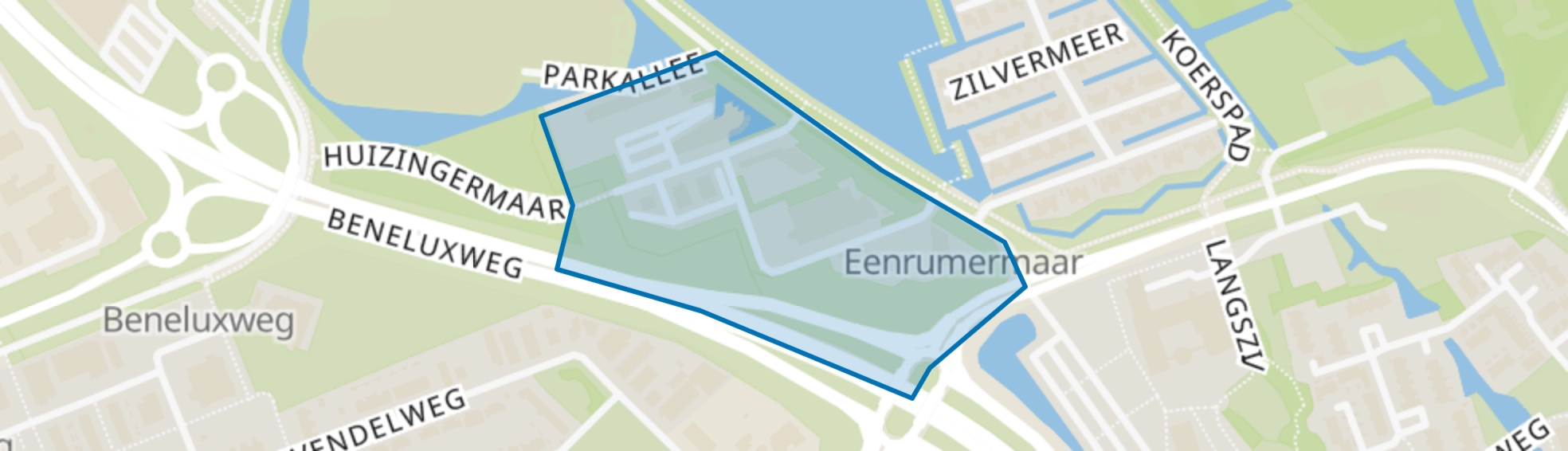 Hunzepark, Groningen map