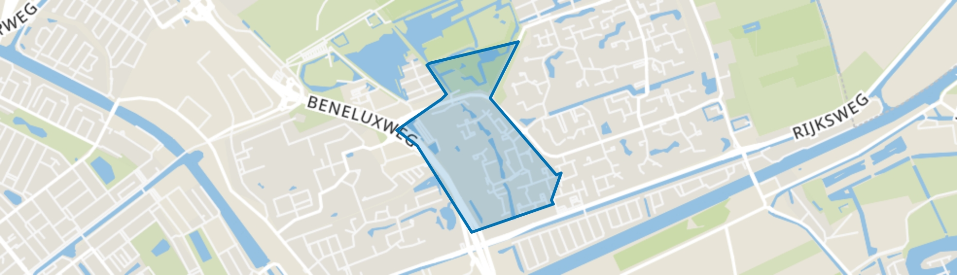 Lewenborg-West, Groningen map