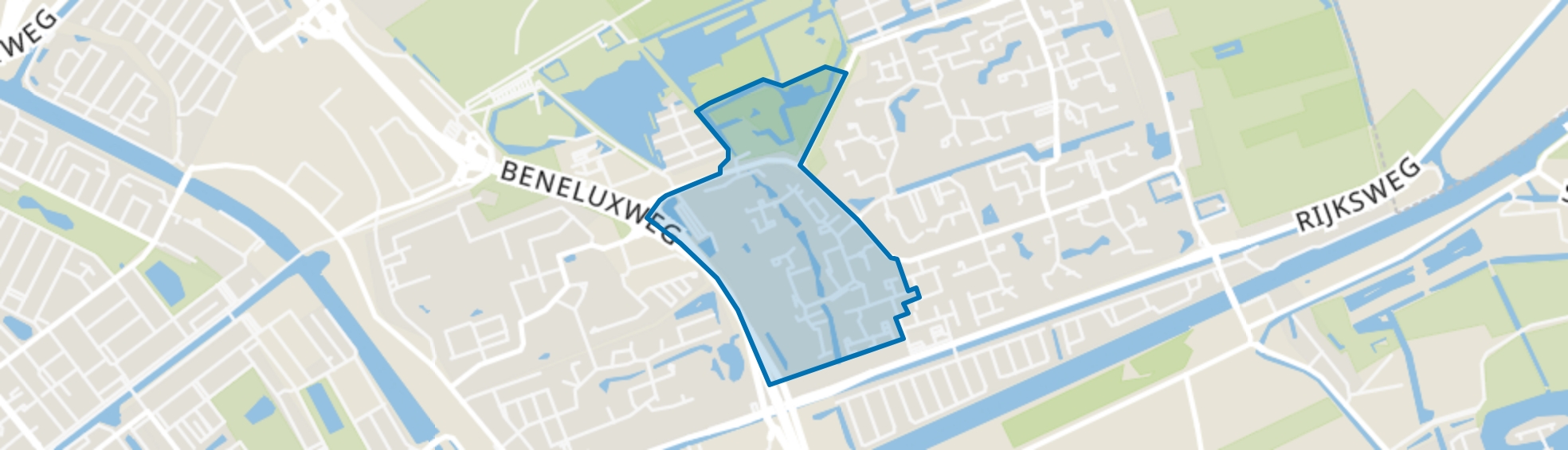 Lewenborg-West, Groningen map