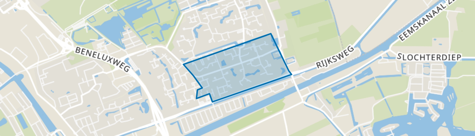 Lewenborg-Zuid, Groningen map