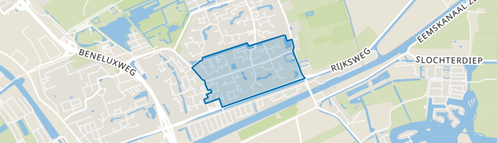 Lewenborg-Zuid, Groningen map