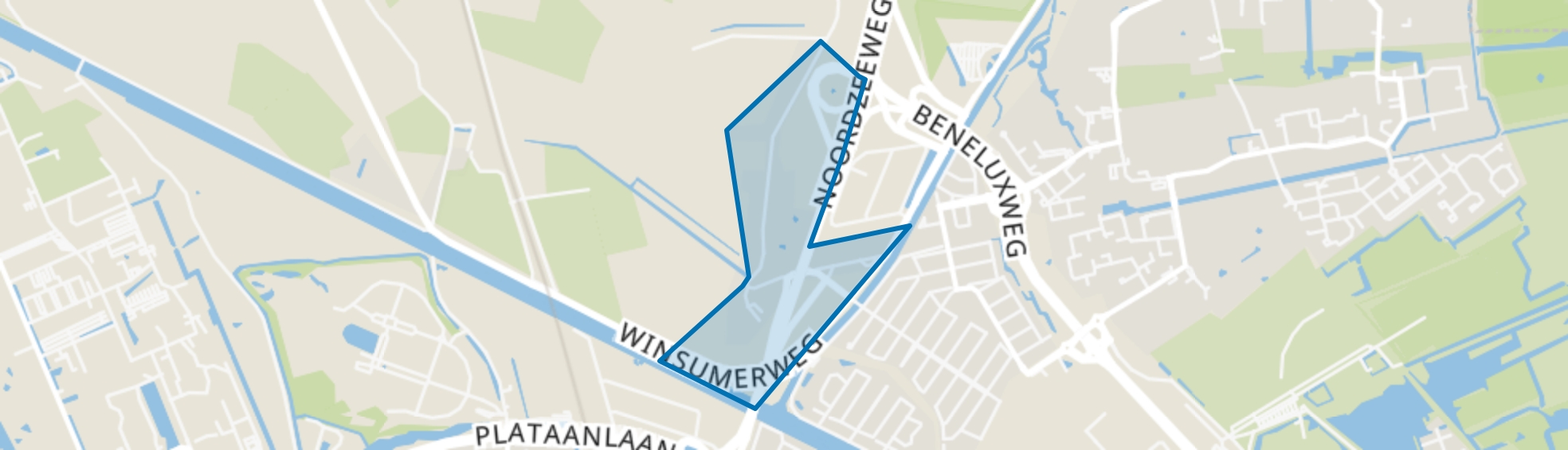 Noorderhoogebrug, Groningen map