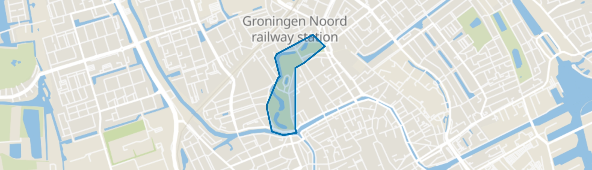 Noorderplantsoen, Groningen map