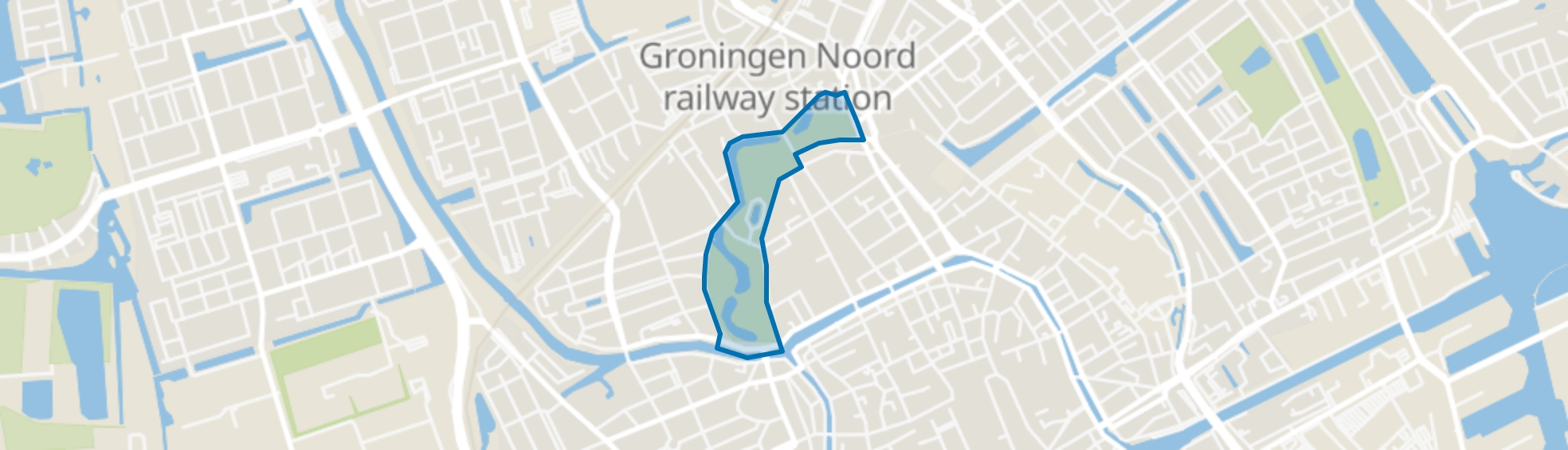Noorderplantsoen, Groningen map
