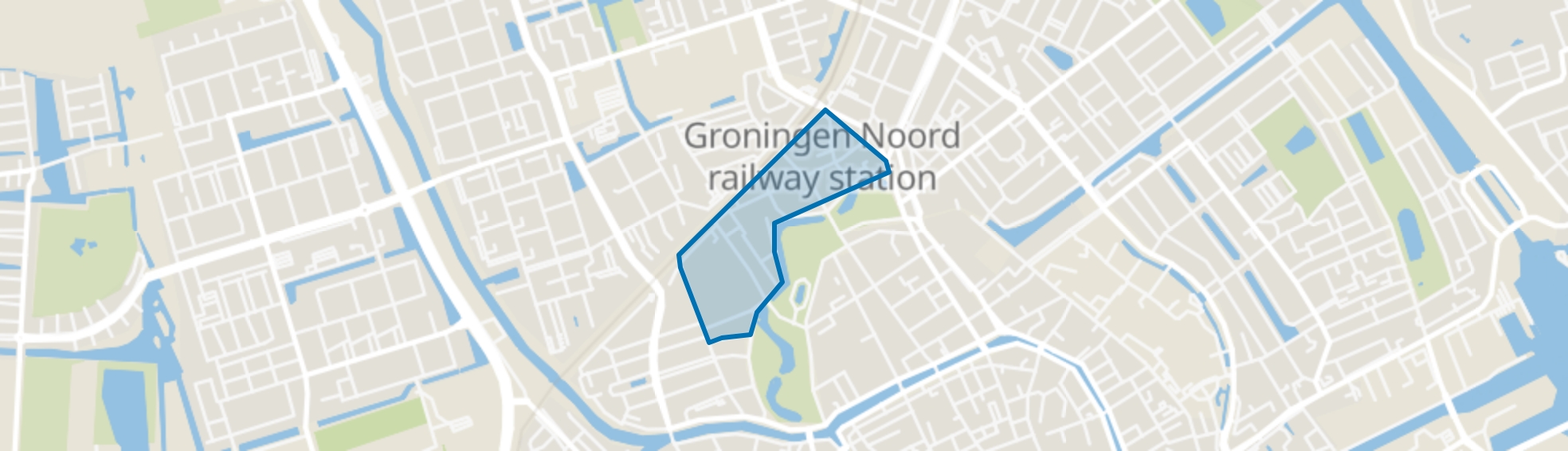 Noorderplantsoenbuurt, Groningen map