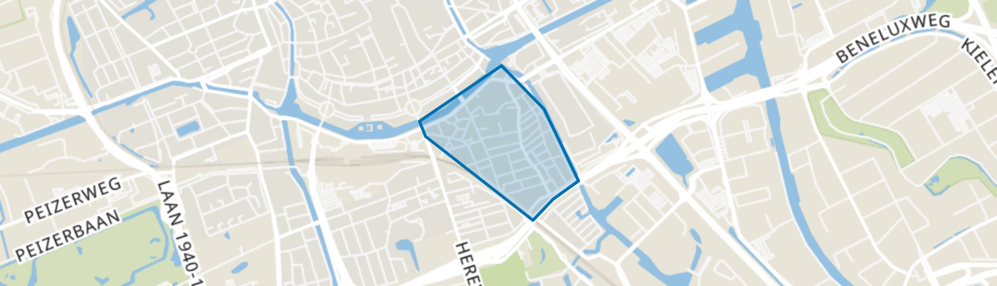 Oosterpoort, Groningen map