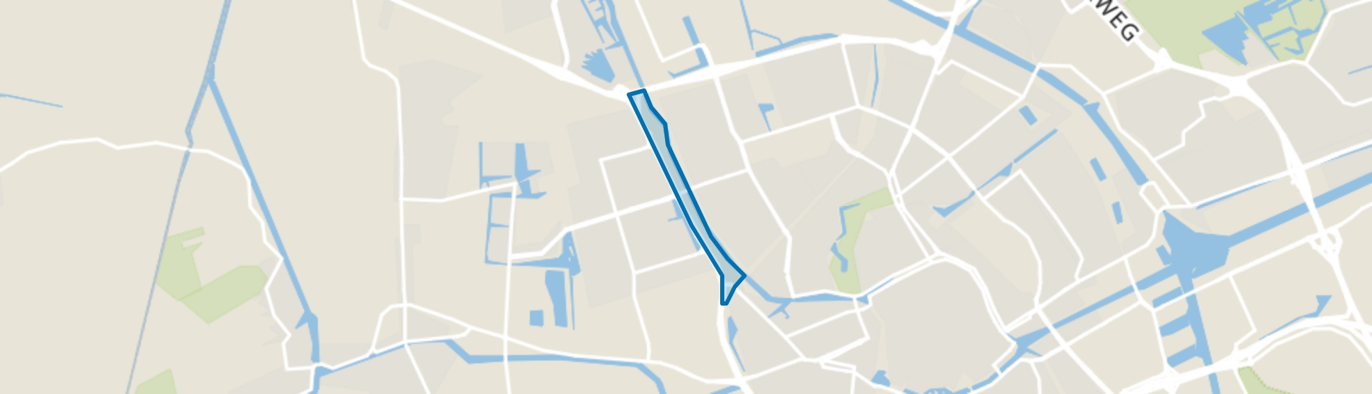 Reitdiepswaard, Groningen map