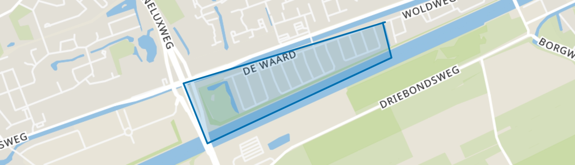 Ruischerwaard, Groningen map