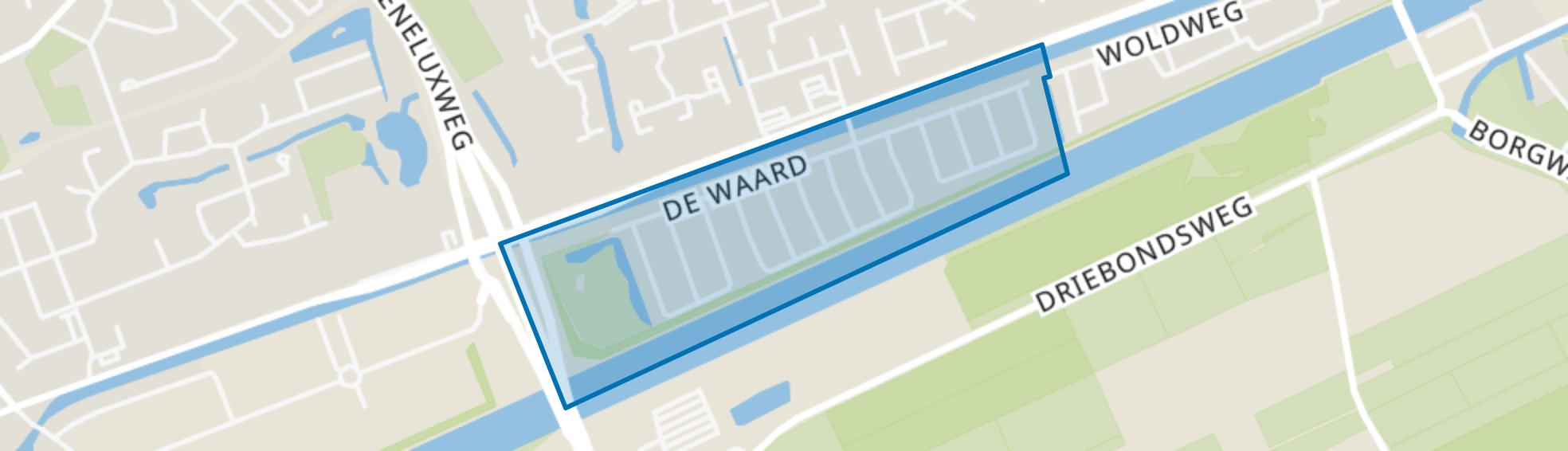 Ruischerwaard, Groningen map