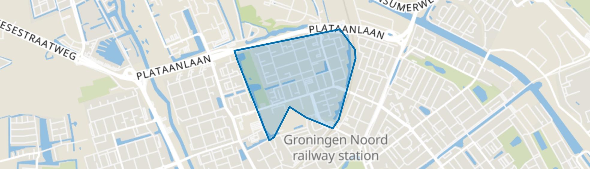 Selwerd, Groningen map