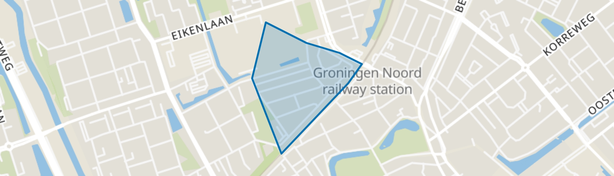 Tuinwijk, Groningen map
