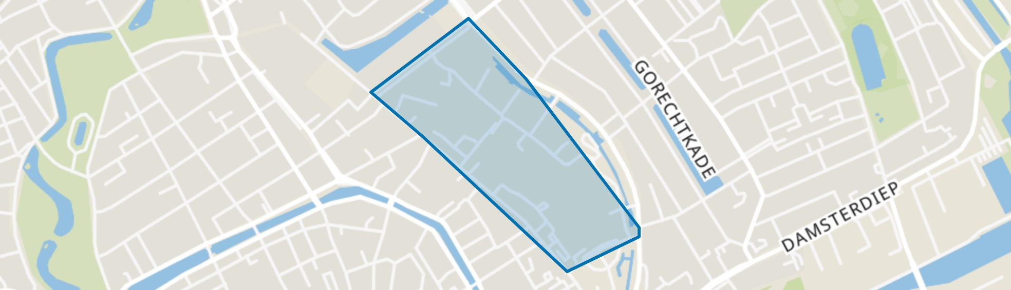 UMCG, Groningen map
