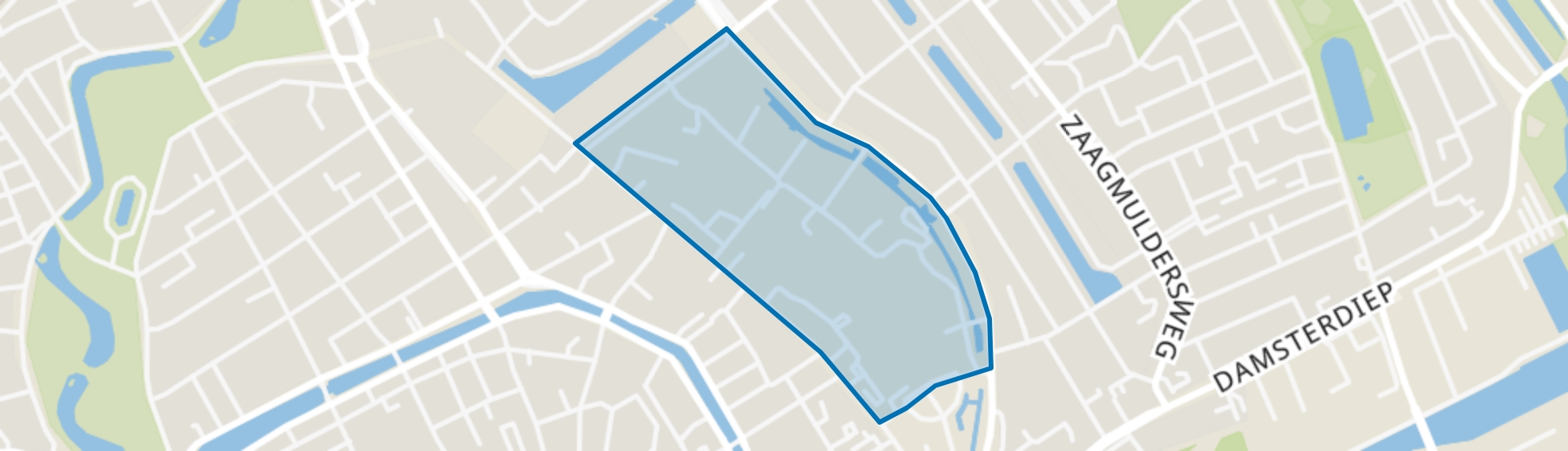 UMCG, Groningen map