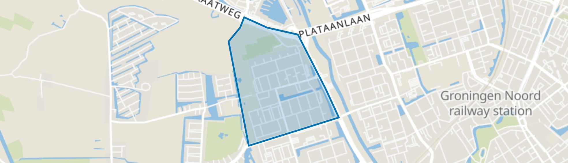 Vinkhuizen-Noord, Groningen map