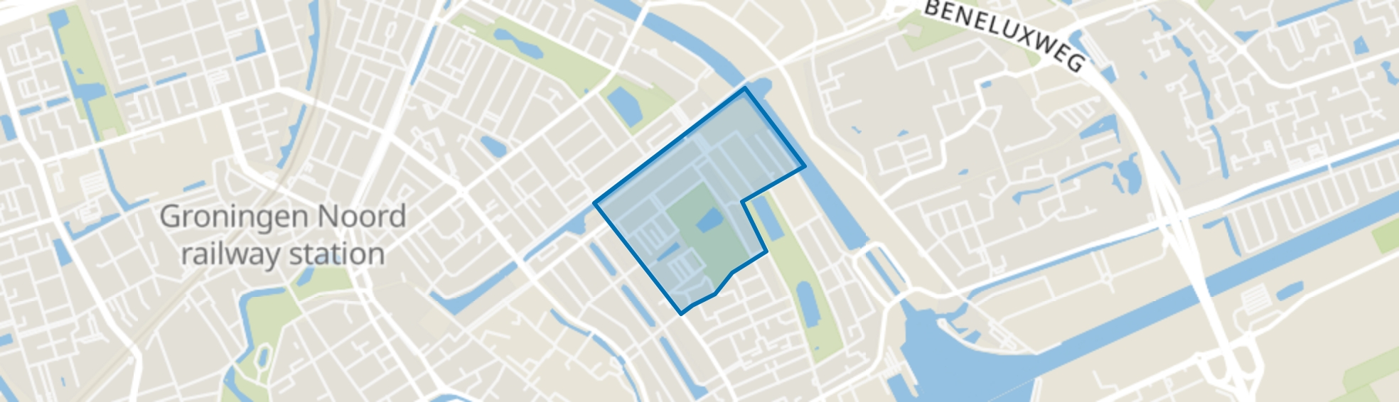 Vogelbuurt, Groningen map