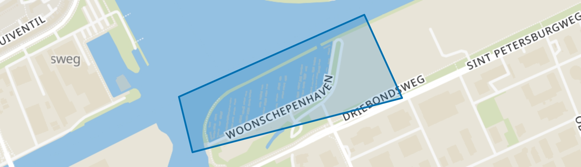 Woonschepenhaven, Groningen map