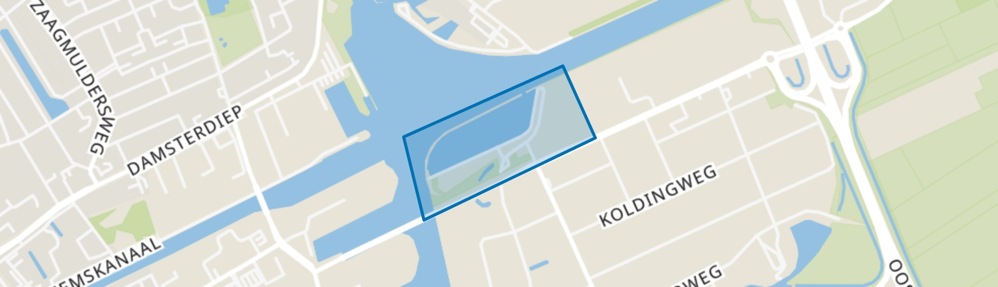 Woonschepenhaven, Groningen map